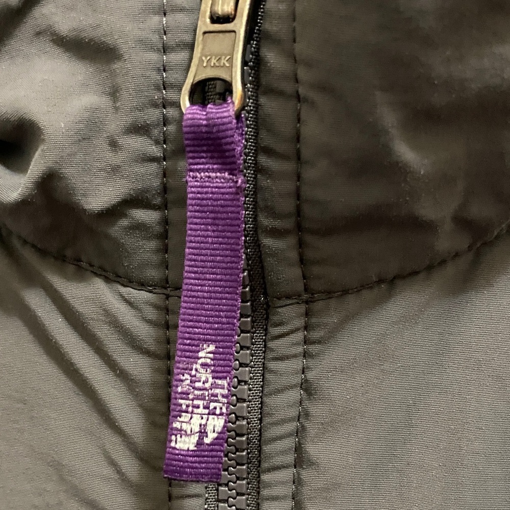 Girls The North Face Purple and Gray Fleece Jacket size large - Picture 4 of 12